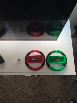 Tarjeta MicroSD128gb Nintendo y mandos Mario Kart