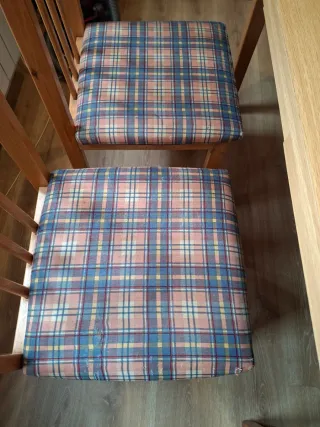 Mesa comedor extensible madera +6 sillas