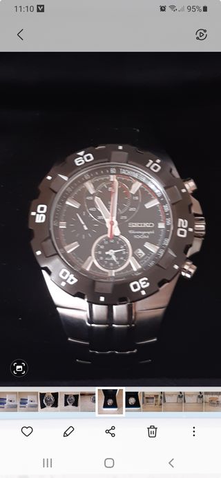 Seiko Cronógrafo SNAD35P1 NUEVO