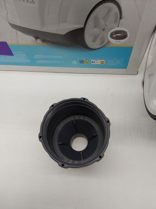 Intex 55251 - Robot limpiafondos piscina Krystal Clear ZX50, Limpiador fondo piscina automático, Manguera 6.5m antienrredos, rec