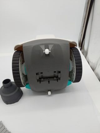 Intex 55251 - Robot limpiafondos piscina Krystal Clear ZX50, Limpiador fondo piscina automático, Manguera 6.5m antienrredos, rec