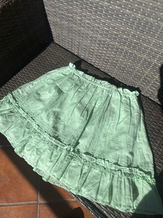 Falda Pepe Jeans verde talla 38