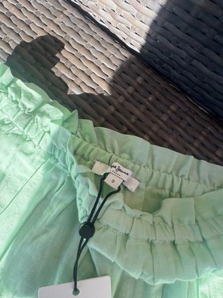 Falda Pepe Jeans verde talla 38