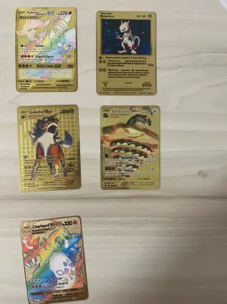 Cartas Pokémon Doradas