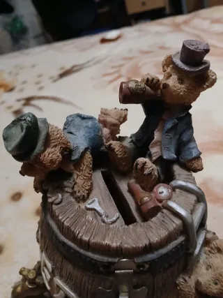 Hucha barril cerveza osito