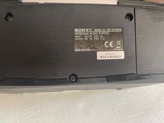 Equipo de Sonido Sony Negro/Plateado