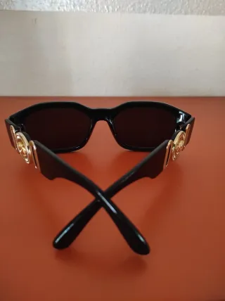 Occhiali Versace Nero Oro Medusa