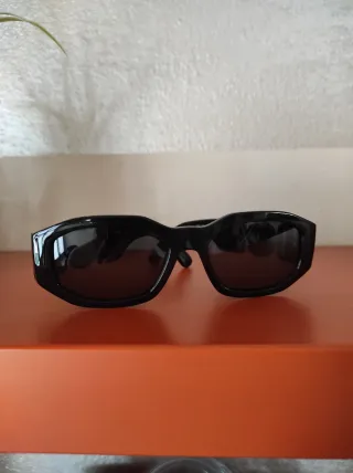 Occhiali Versace Nero Oro Medusa