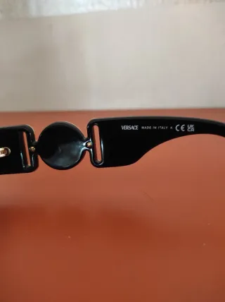 Occhiali Versace Nero Oro Medusa