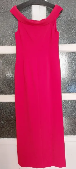 Vestido fiesta Lauren Ralph Lauren rojo