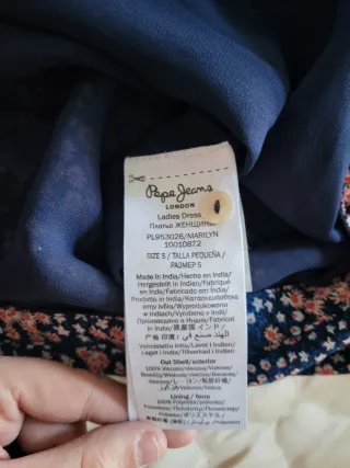 Vestido Pepe Jeans floral azul