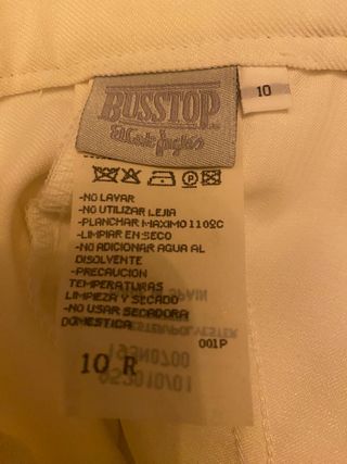 Traje marinero comunión blanco y dorado