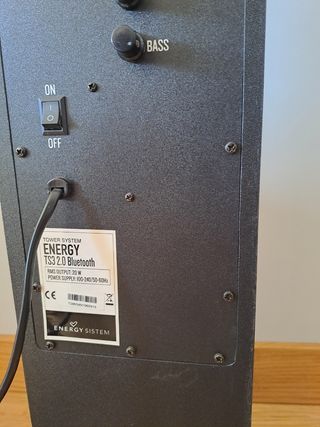 Torre de Sonido Energy Sistem Negra