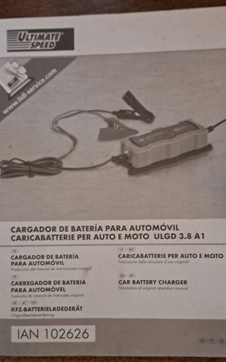 Cargador Baterías 12V y 6V Ultimate Speed