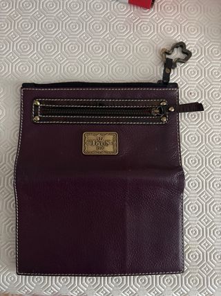 Monedero Tous Púrpura y Dorado