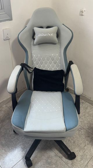 Silla Gaming/Ergonómica Tela con Cojín