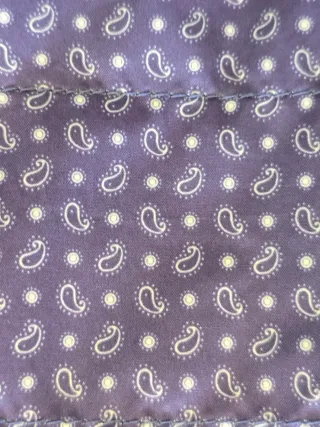 Chaleco reversible hombre negro/morado