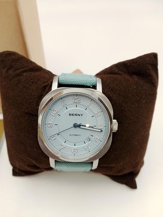 RELOJ BERNY AM133 AZUL + CAJA