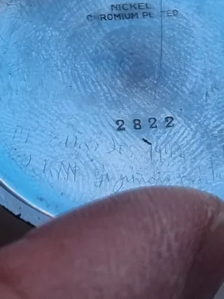 Reloj de bolsillo Medana vintage años 40