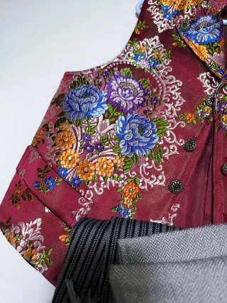 Traje fallero completo multicolor 8 - 10 años