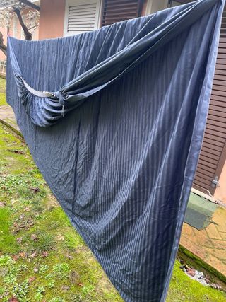 Tenda blu 5mt larghezza x 2.70mt lunghezza