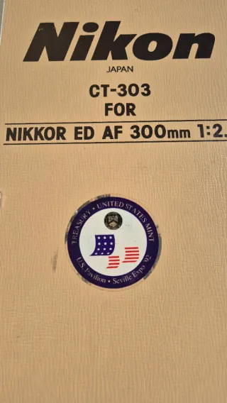 Caja Nikon CT-303 para NIKKOR ED AF 300mm 1:2.8