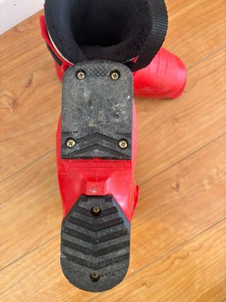 Botas de esquí infantiles rojas