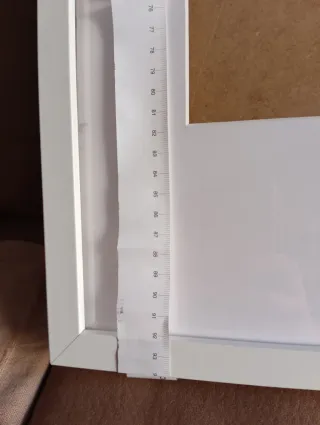 Cuadro marco fotos blanco madera Ikea