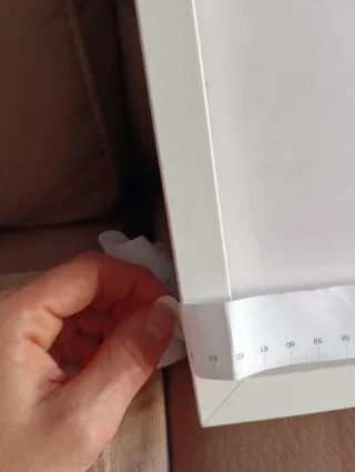 Cuadro marco fotos blanco madera Ikea