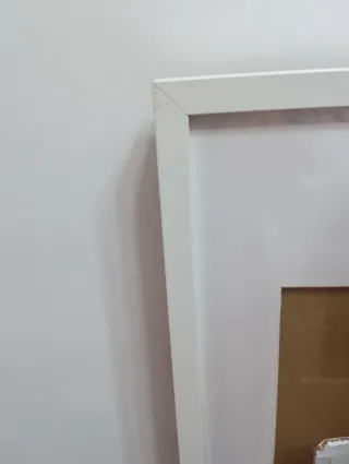 Cuadro marco fotos blanco madera Ikea