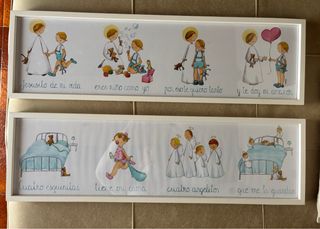 Cuadros infantiles decorativos. Perfecto estado