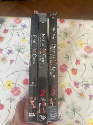 Pack 3 Películas Piratas del Caribe DVD