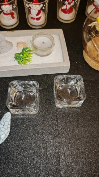 Set Decorazione Zen e candele di Natale