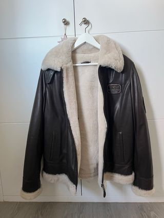 Chaqueta Aviador Aeronautica Militare Marrón