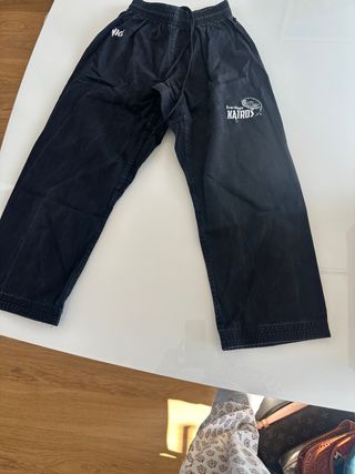 Pantalón Krag Maga Kairos Infantil Negro