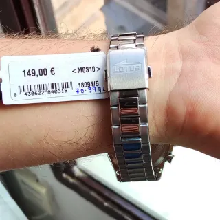 Reloj Lotus Chrono Caballero Azul