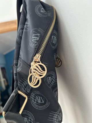 Zaino ALV by Alviero Martini Nero Logo All Over