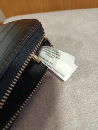 Monedero DAY-DAY Negro Cocodrilo