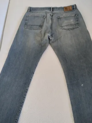 Pantalón Vaquero Polo Ralph Lauren Azul Desgastado