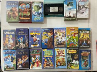 Lote Cintas VHS Disney Varias Películas