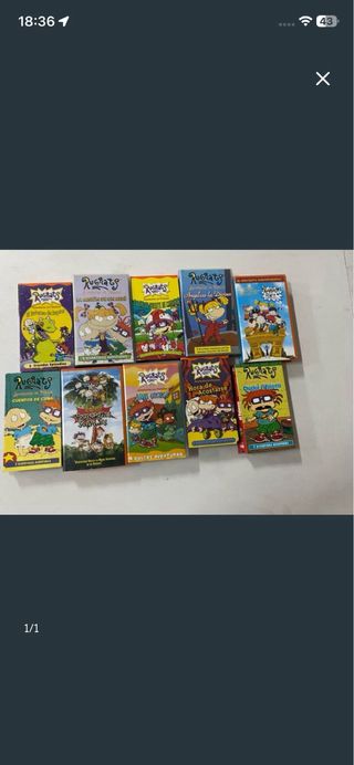 Lote Cintas VHS Disney Varias Películas