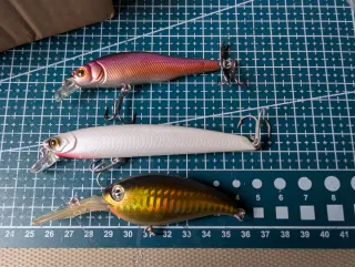 Lote señuelos pesca lucio bass