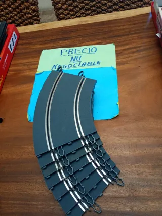 Scalextric Lote 7 Curvas Pista Gris Moderna