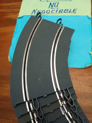 Scalextric Lote 7 Curvas Pista Gris Moderna