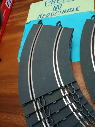 Scalextric Lote 7 Curvas Pista Gris Moderna