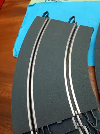 Scalextric Lote 7 Curvas Pista Gris Moderna