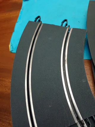 Scalextric Lote 7 Curvas Pista Gris Moderna