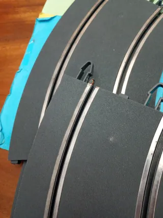 Scalextric Lote 7 Curvas Pista Gris Moderna