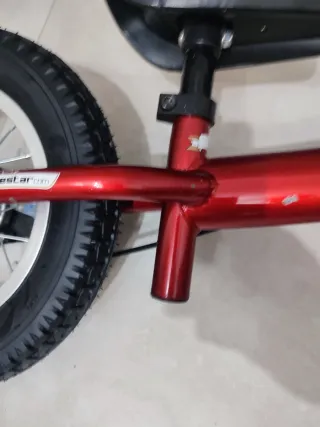Bicicleta sin pedales Bike Star roja