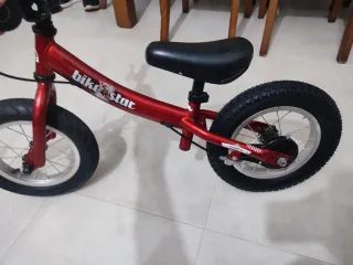 Bicicleta sin pedales Bike Star roja